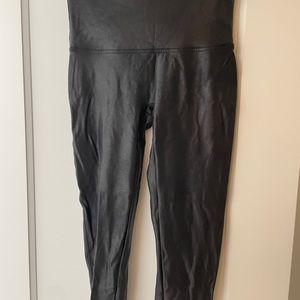 Spank faux leather leggings - black XL.  Very good condition.